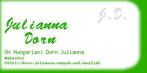 julianna dorn business card